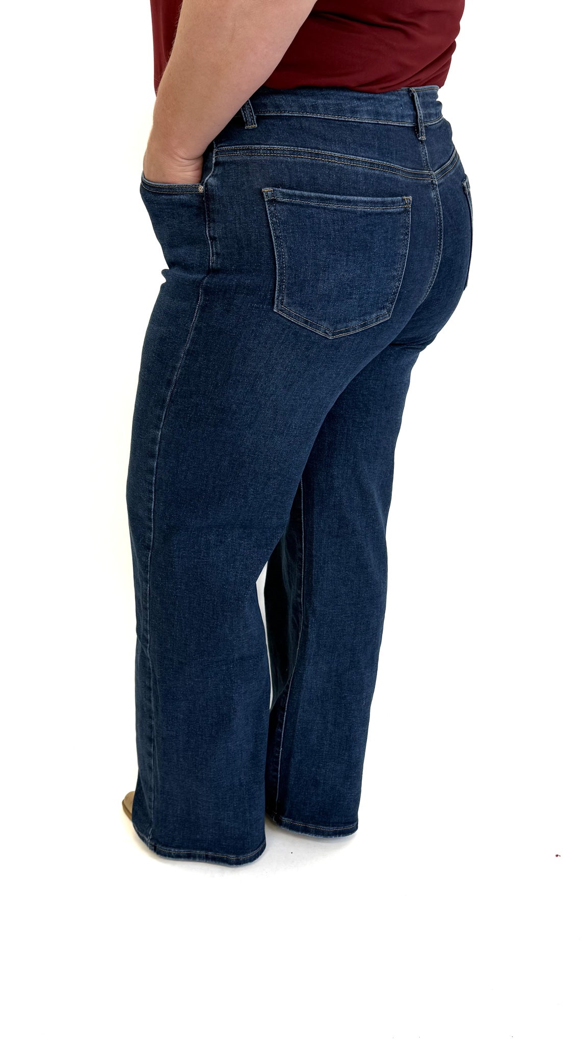 GOODIES DENIM WIDE LEG - DJ2731