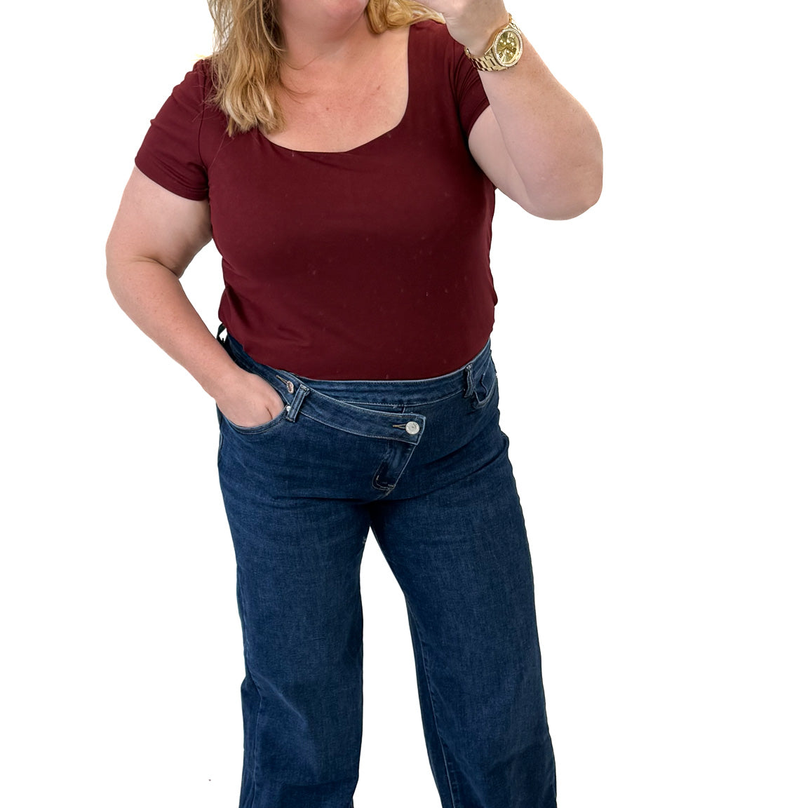 GOODIES DENIM WIDE LEG - DJ2731