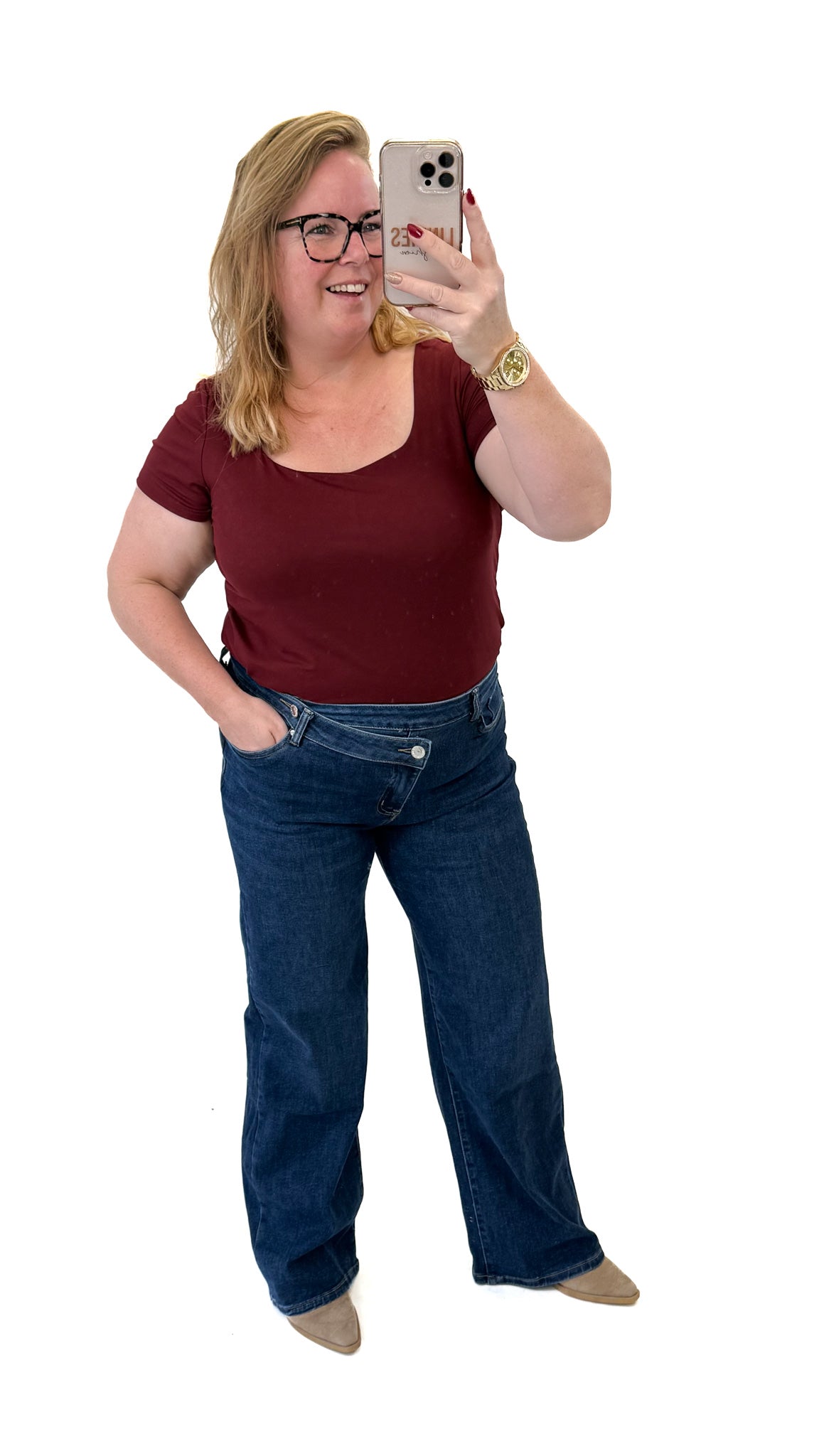 GOODIES DENIM WIDE LEG - DJ2731