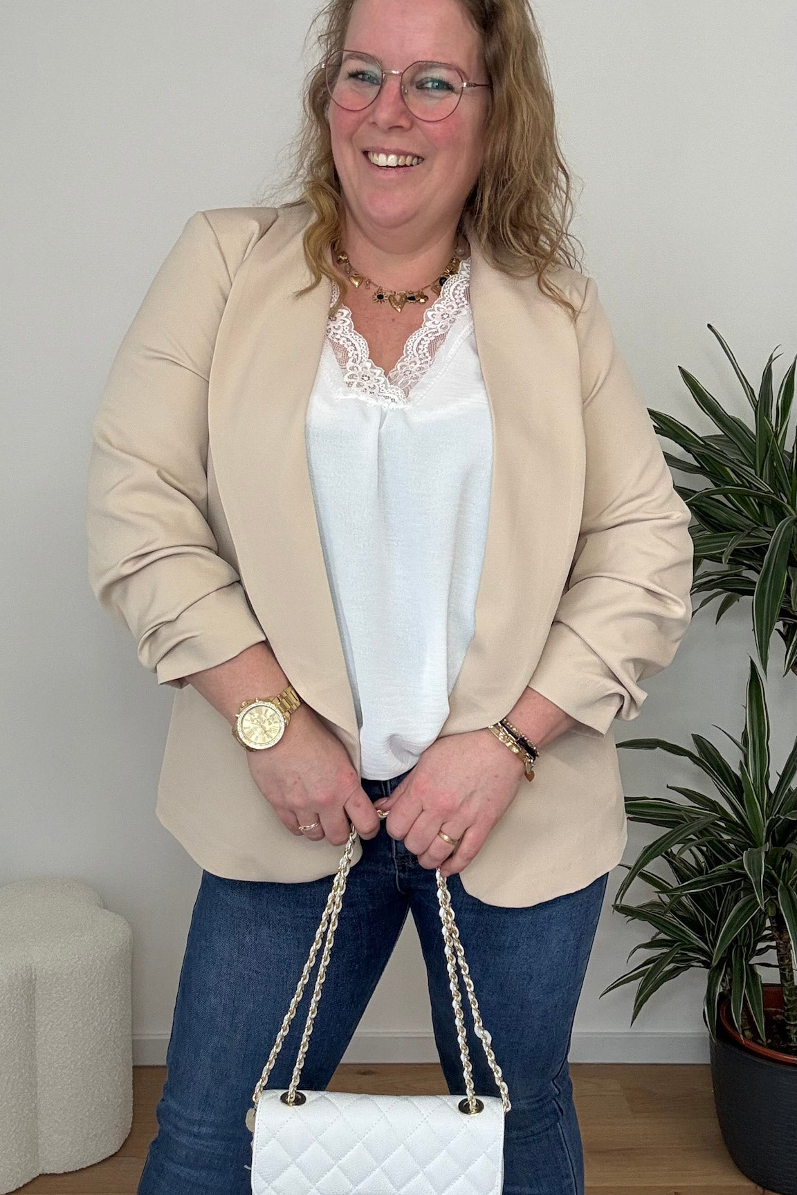 LINNIES CLAIRE BLAZER BEIGE