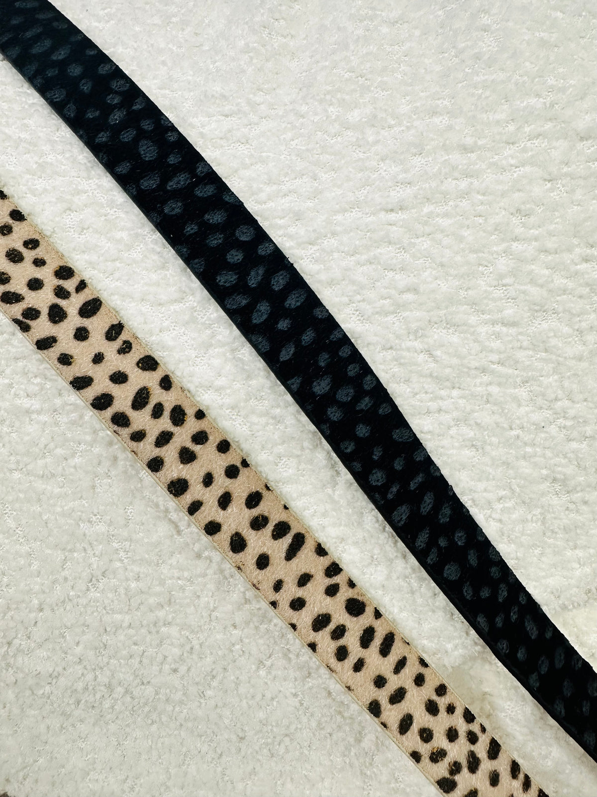 LEOPARD BELTS - BEIGE