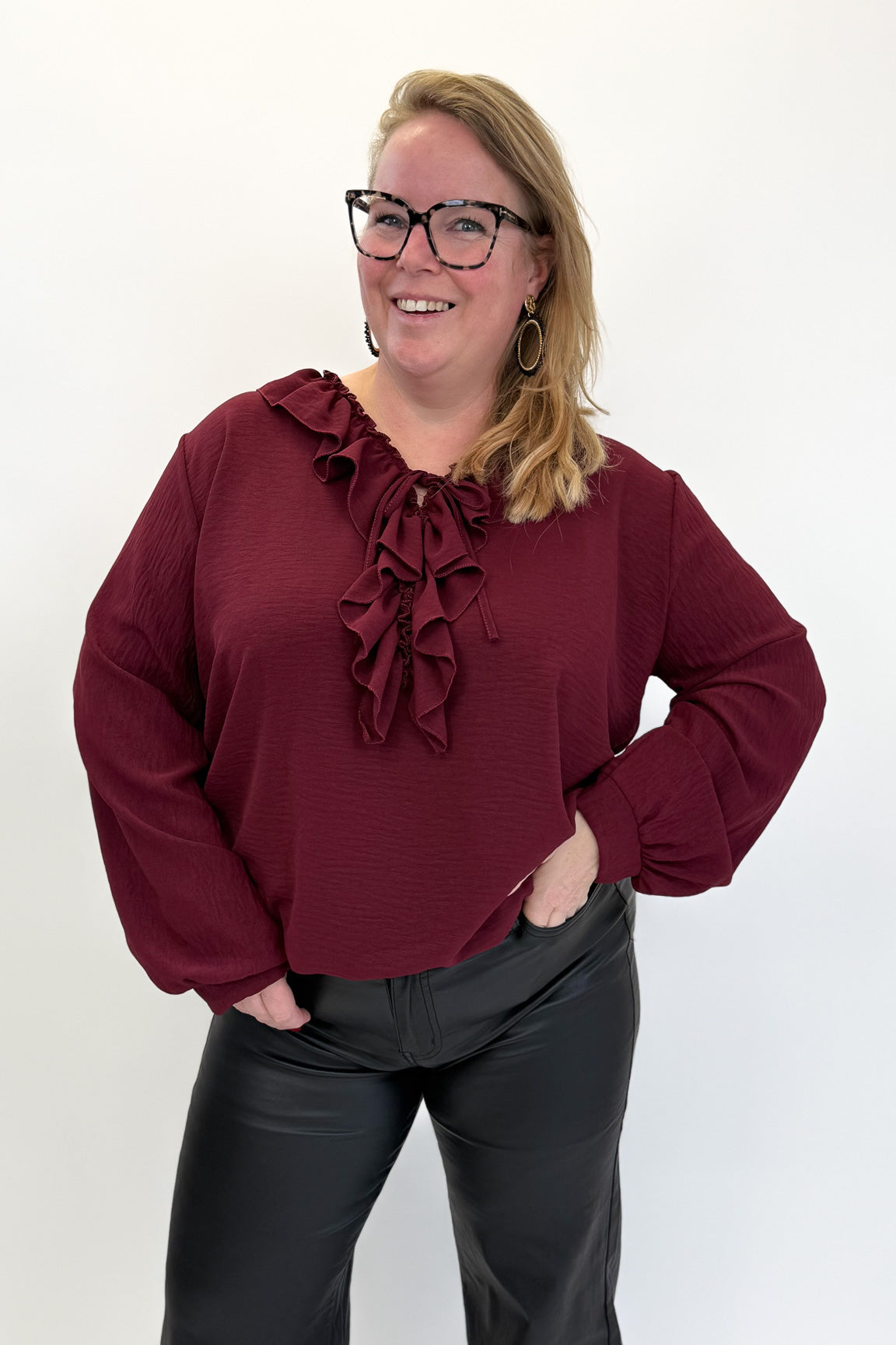 BO DENIM WESTE (38 BIS 50) - SCHWARZ