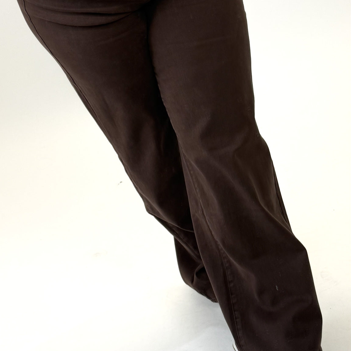 GOODIES WIDE LEG KOFFIEBRUIN - DJ2498-16