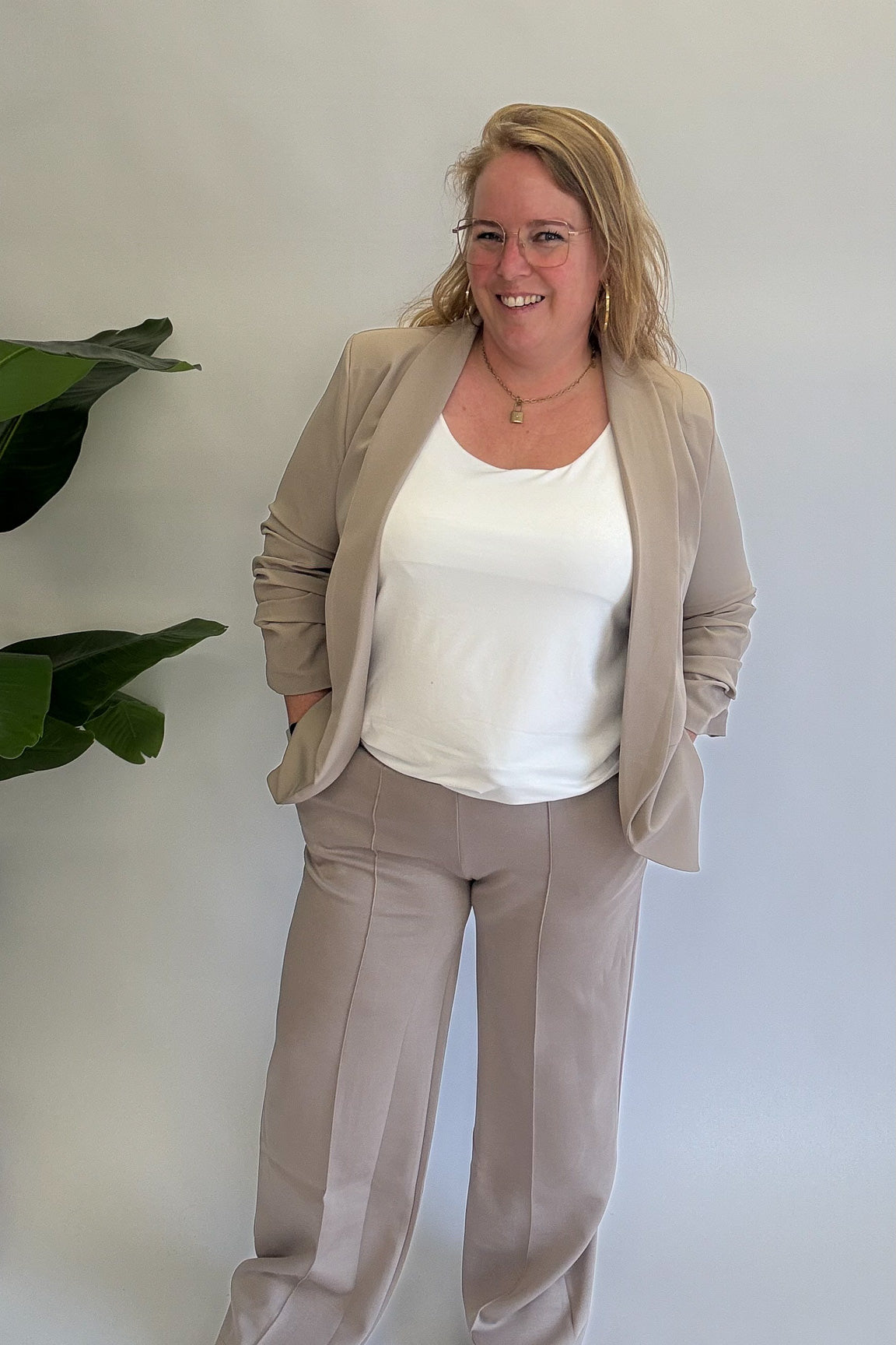 JOGGER PANTALON LINNIES TAUPE