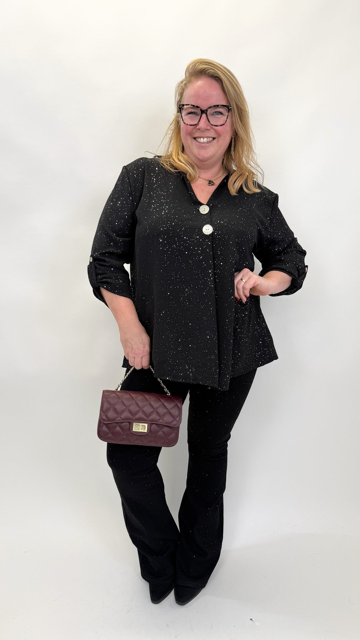 BUTTON TOP SHIMMER - 1842