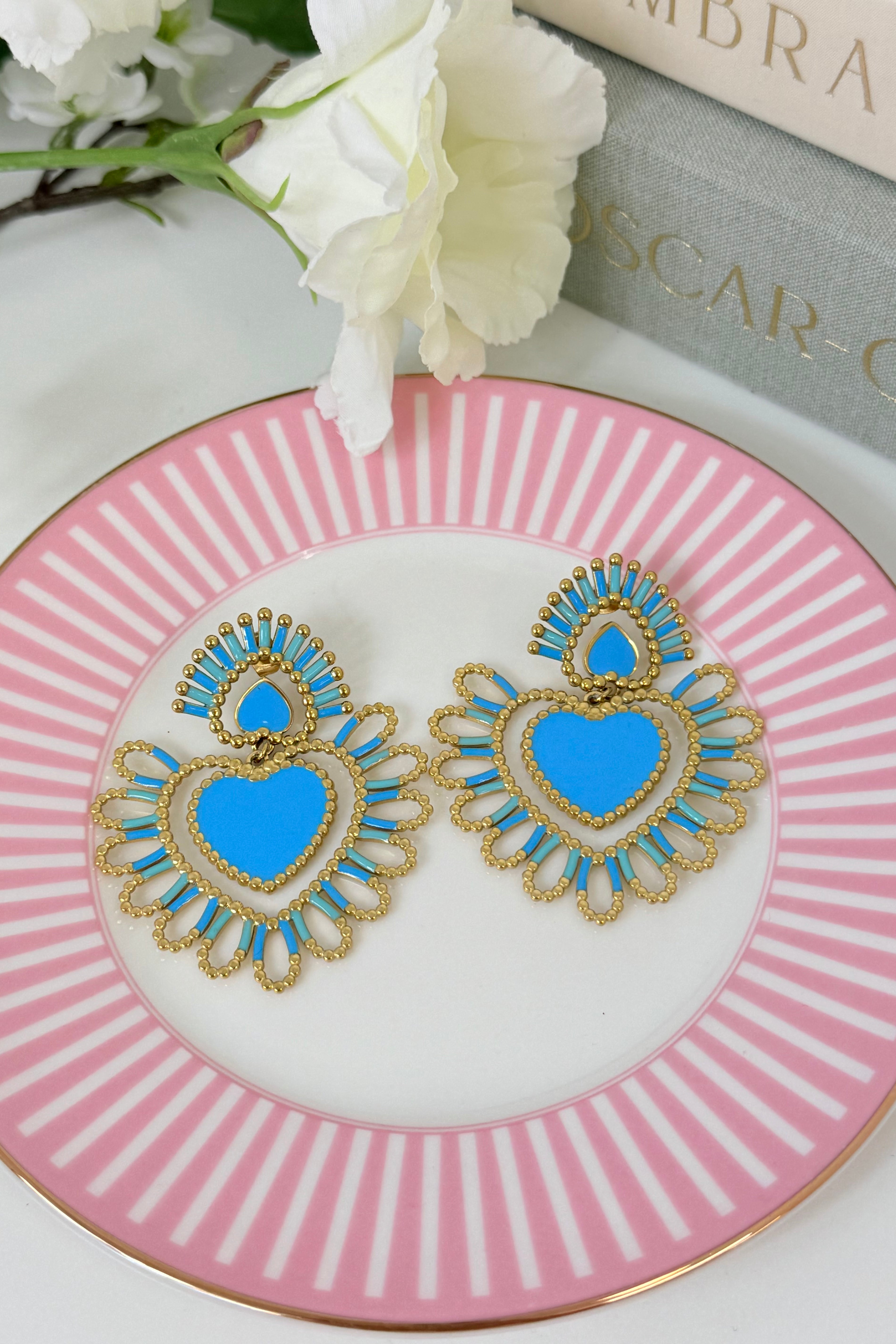 COLOR HEART OORBELLEN - 031