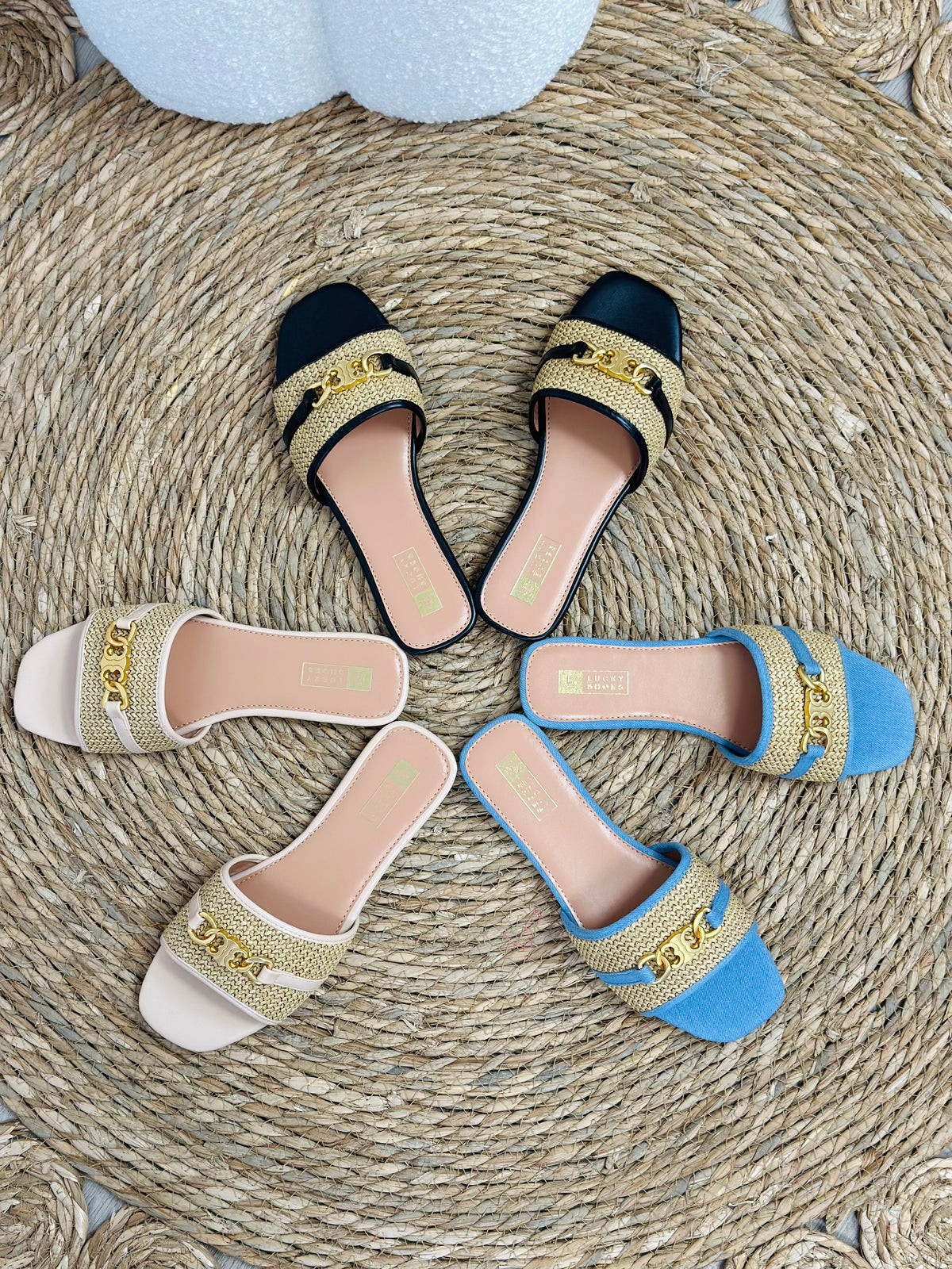 CELINA SLIPPER - DENIM