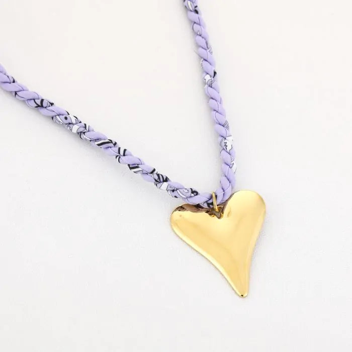 BANDANA HART KETTING LILA - 002