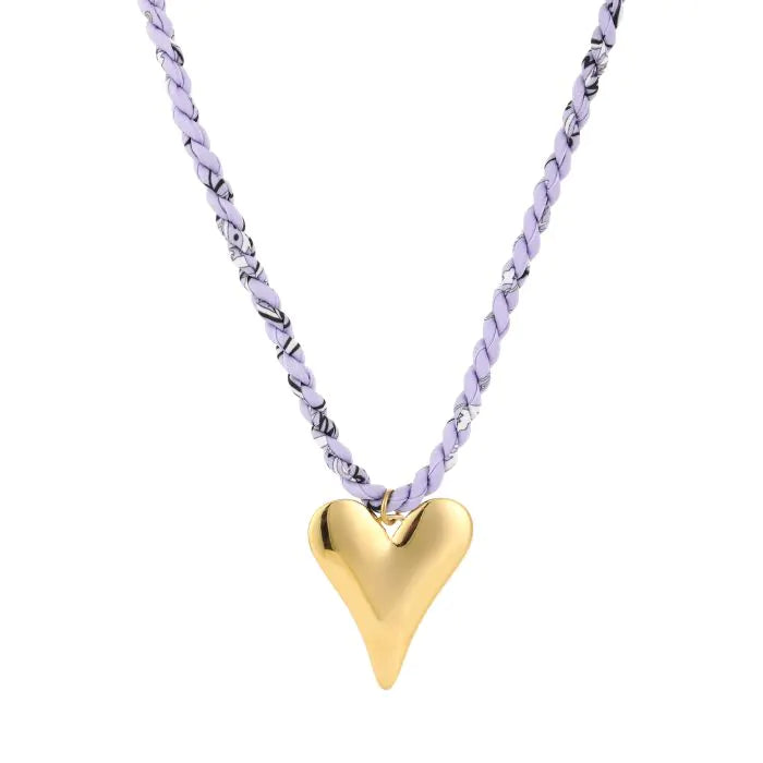 BANDANA HART KETTING LILA - 002
