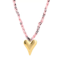 BANDANA HART KETTING ROZE - 002