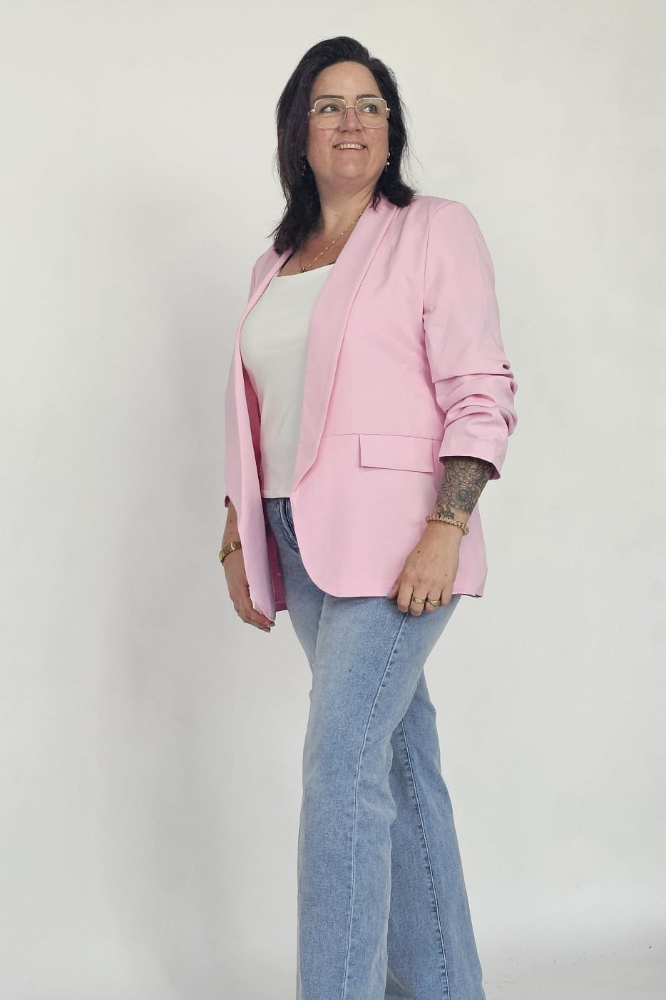 LINNIES CLAIRE BLAZER PASTEL ROZE