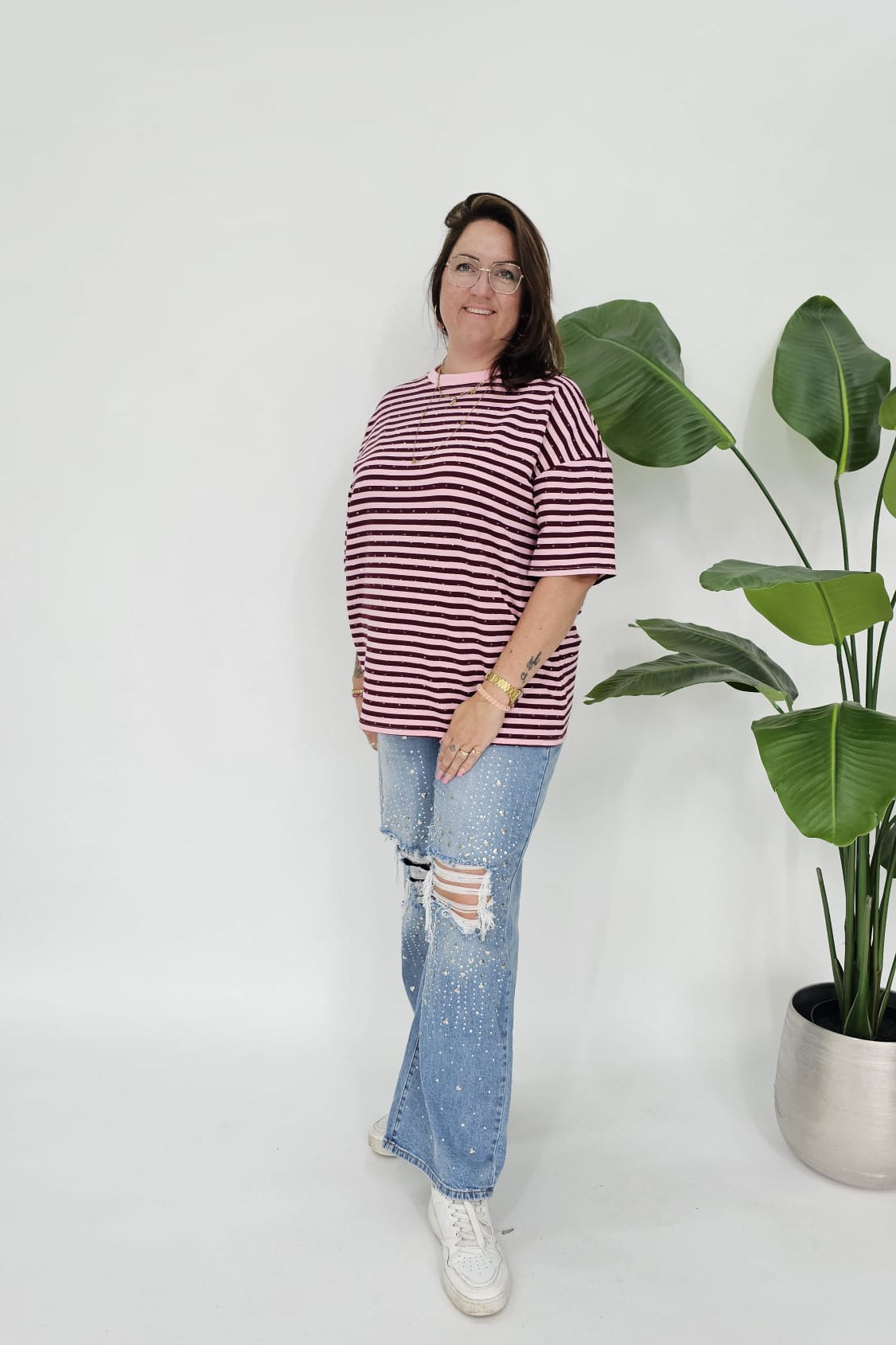 STREEP DIAMOND T-SHIRT -2111