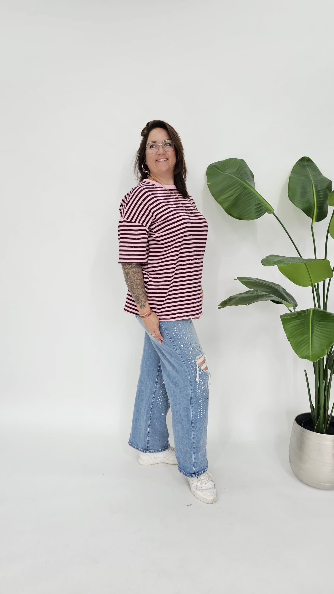 STREEP DIAMOND T-SHIRT -2111