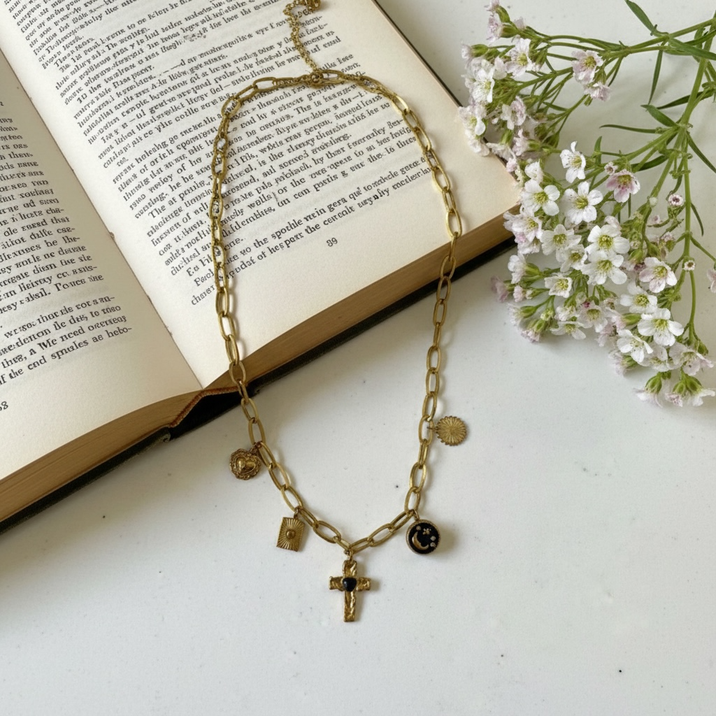 Formen Parel Herz Kette