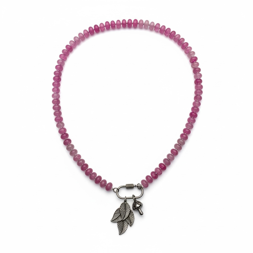 COZY KETTING LICHT ROZE ZILVER