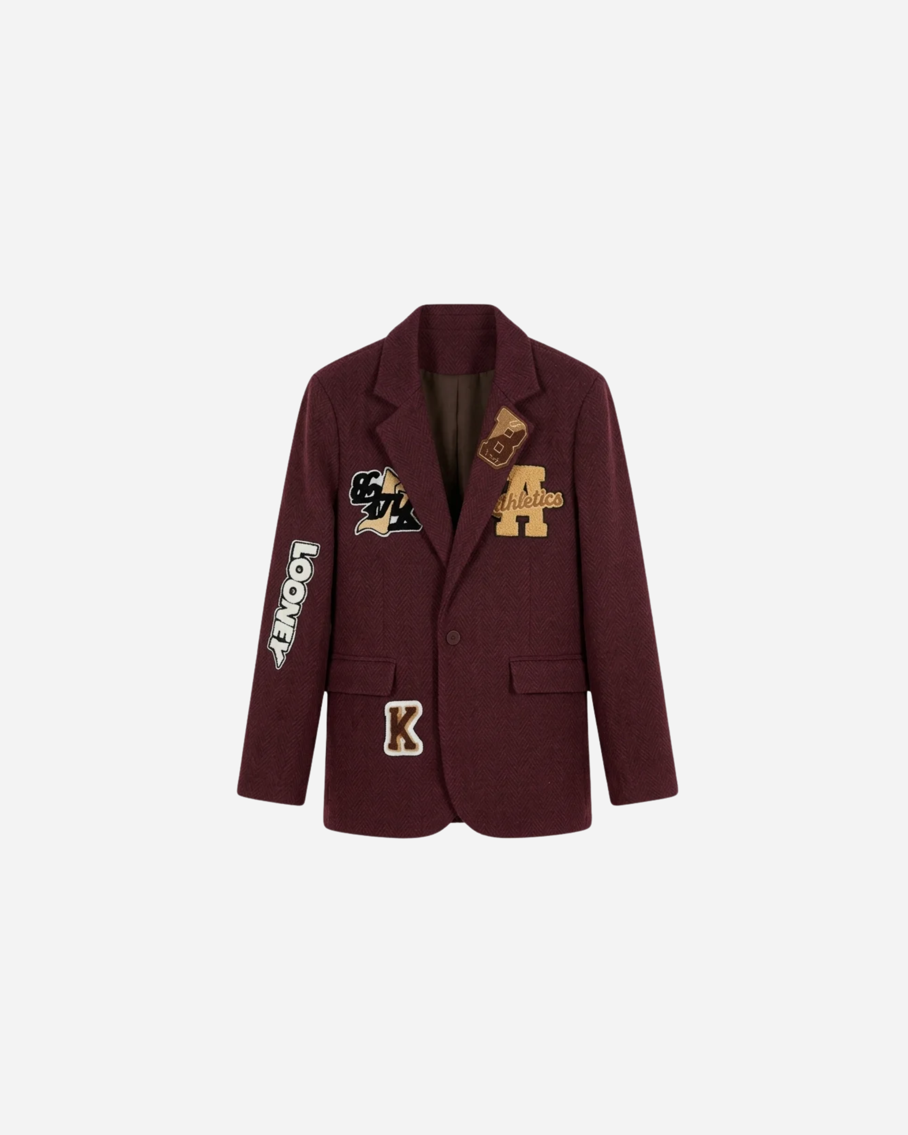 VISGRAAT BLAZER BURGUNDY