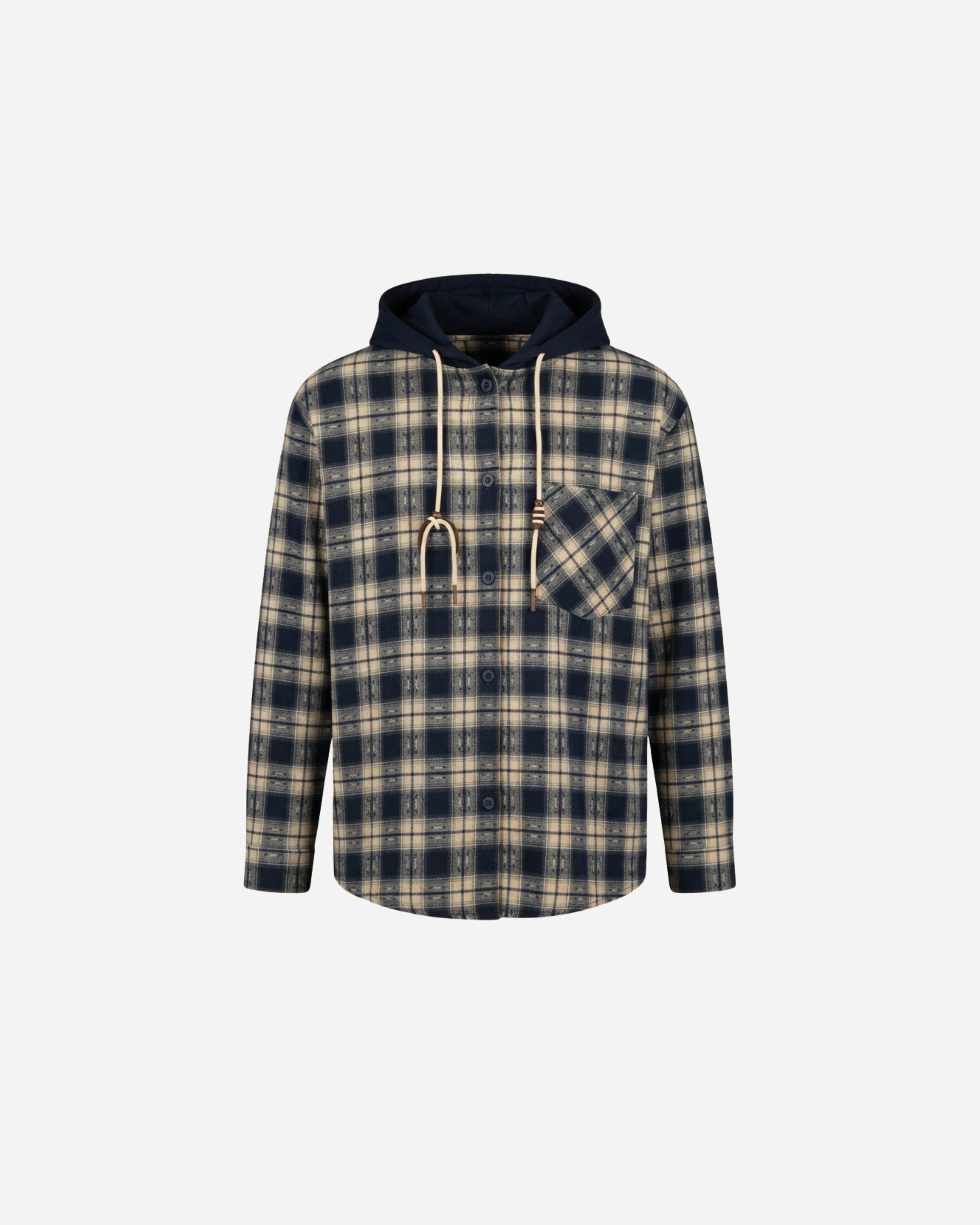 RUIT BLOUSE/JASJE MET CAPUCHON MARINE