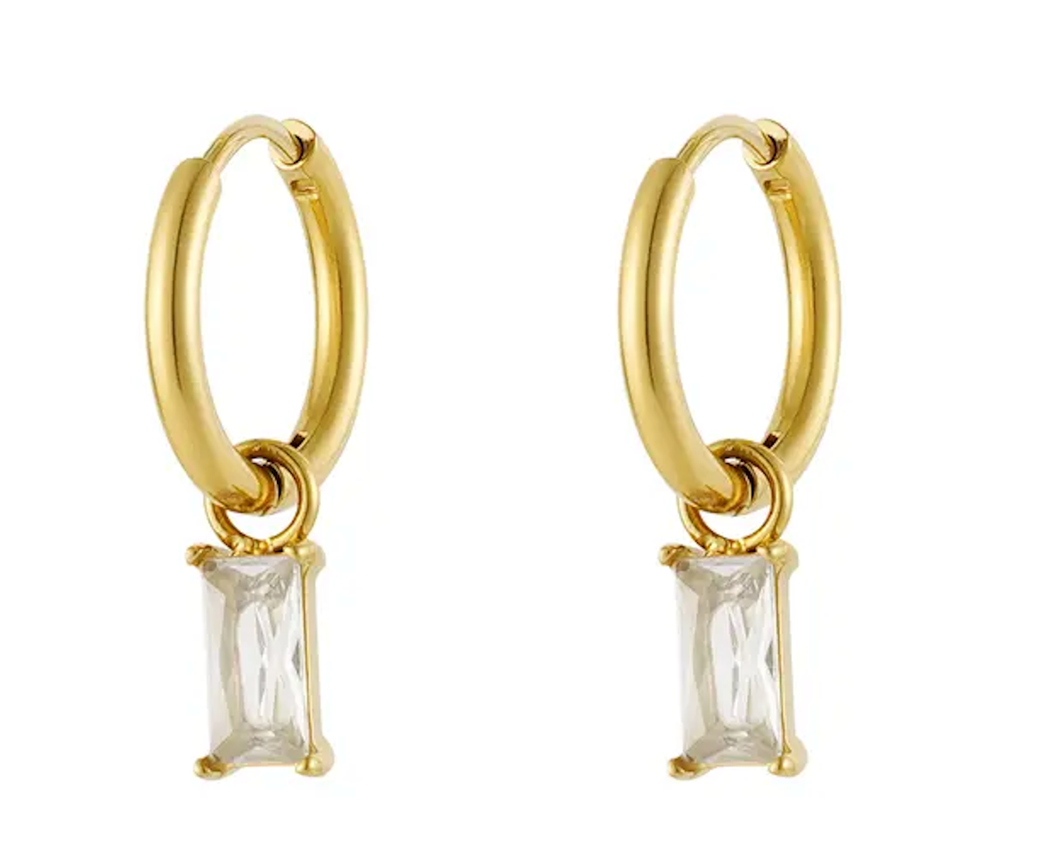 DIAMOND STONE OORBELLEN - 007