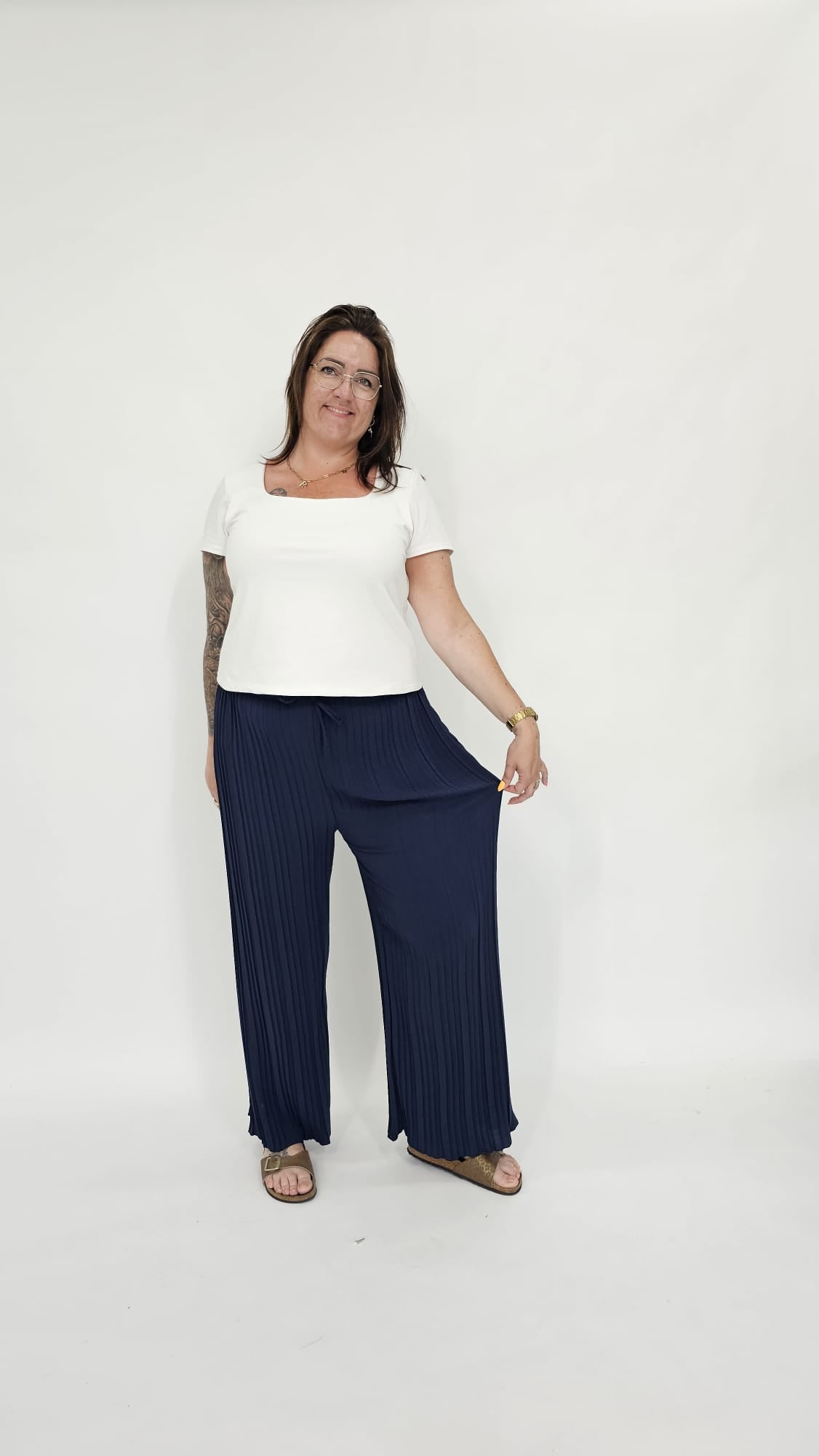 PLISSE BROEK - 2084