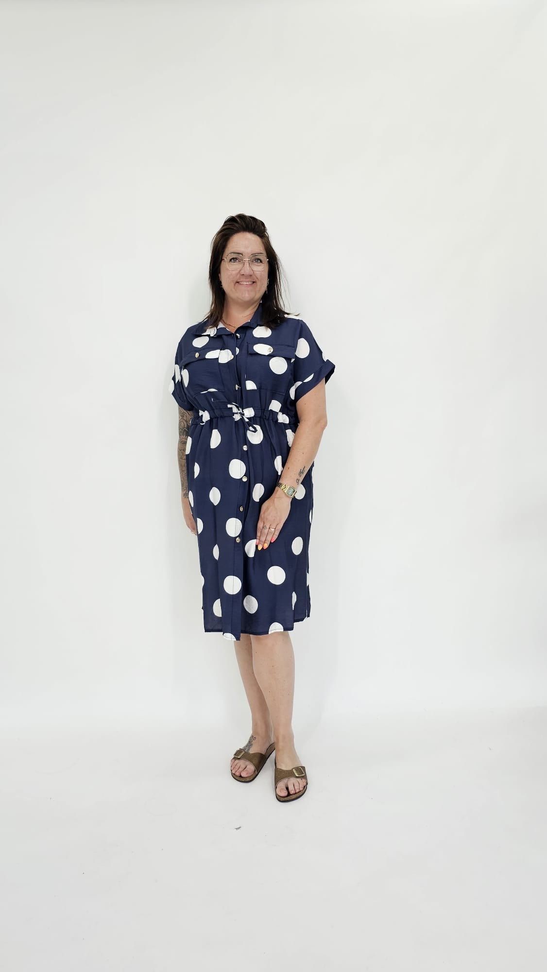 DOTS BLOUSE JURK - 2088