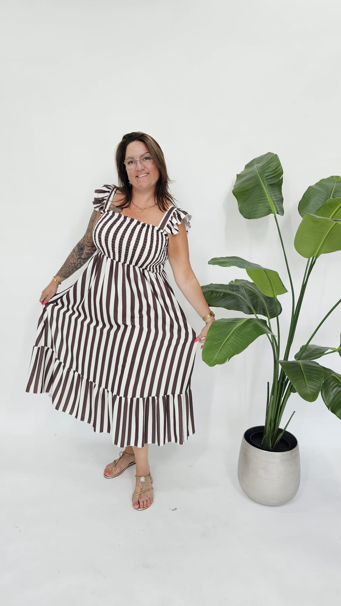 LOVELY STRIPES DRESS - 2130
