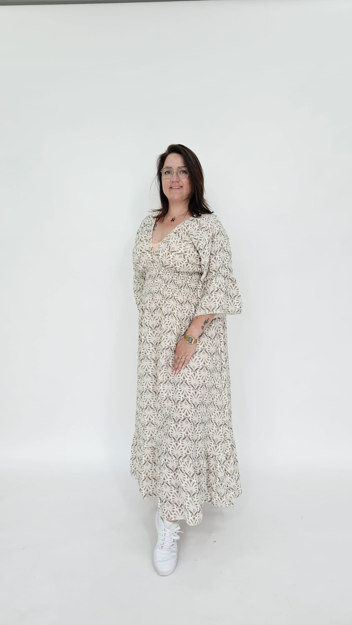 KATOENEN WAVE MAXI JURK - 2059