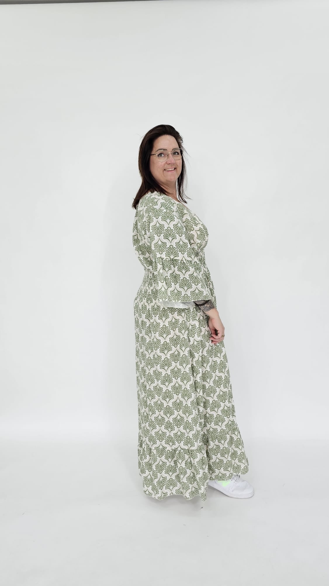 KATOENEN WAVE MAXI JURK - 2059