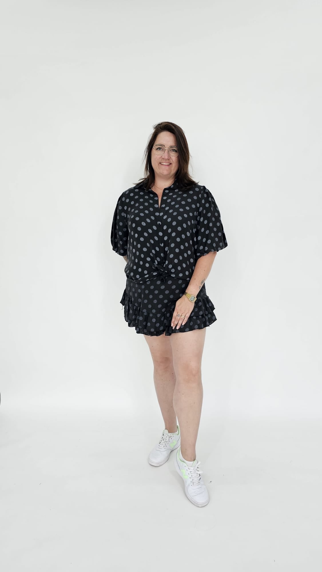 DOTS SKORT SET - 2060