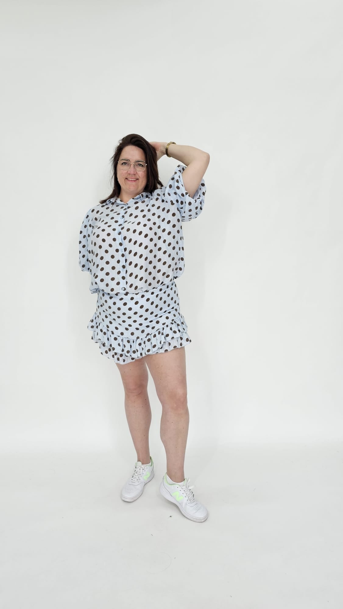 DOTS SKORT SET - 2060