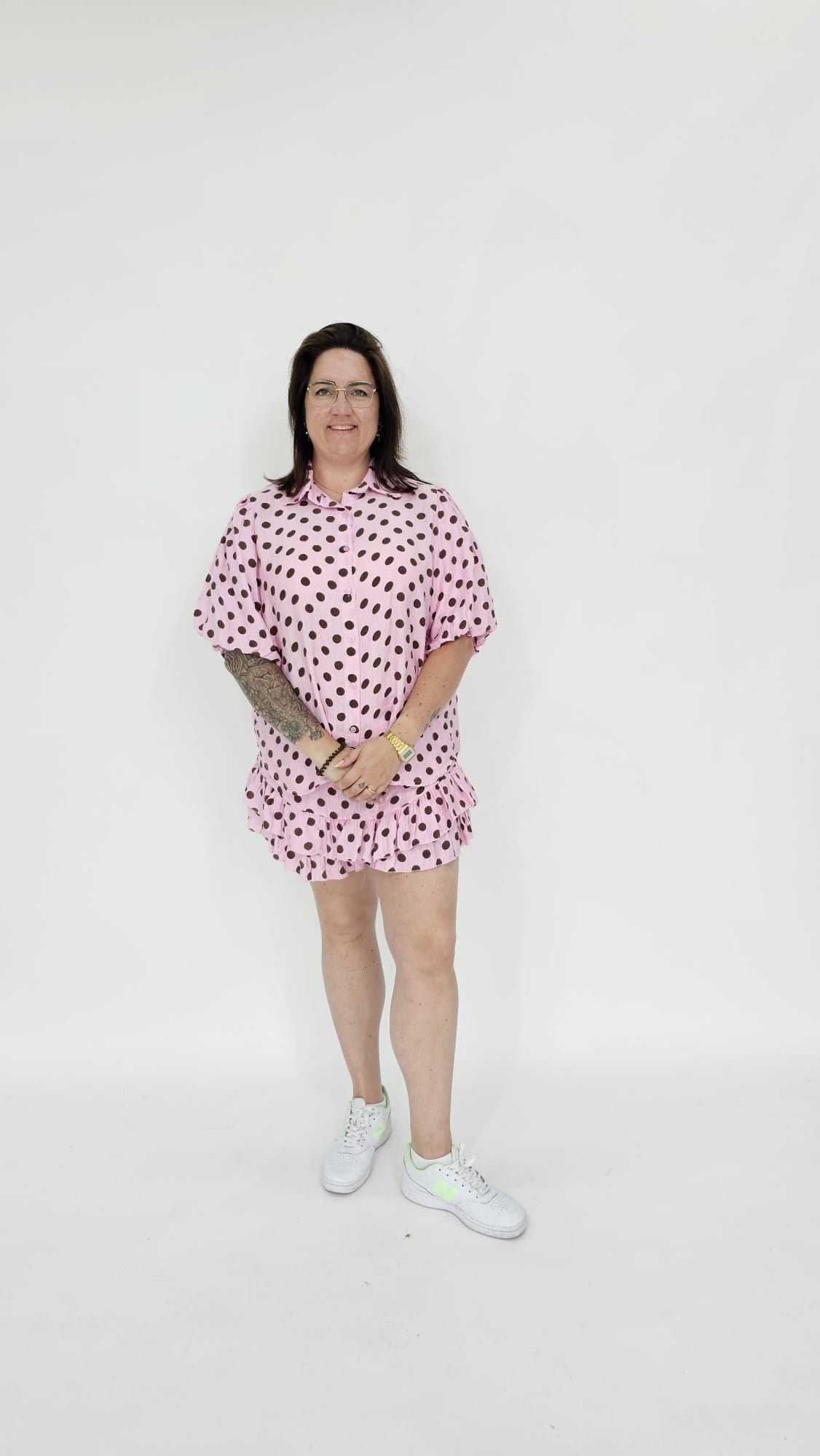 DOTS SKORT SET - 2060