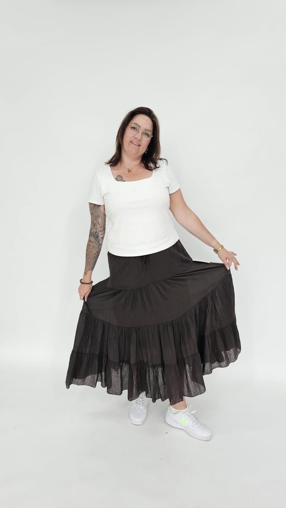 KATOENEN MAXI ROK - 2064