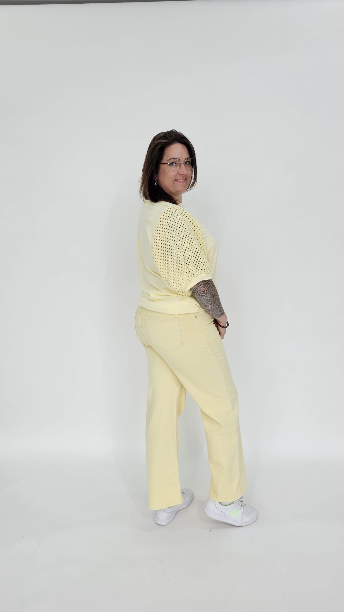WIDE LEG GEEL MY TINA'S - LWP-535H