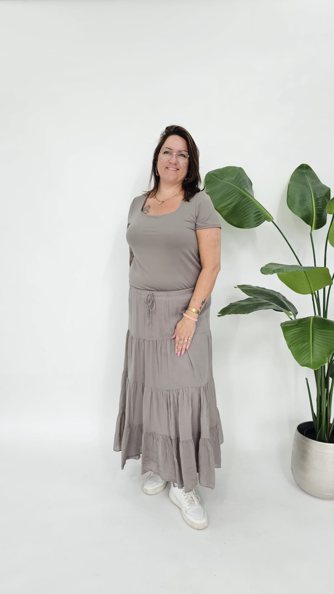 KATOENEN MAXI ROK - 2103