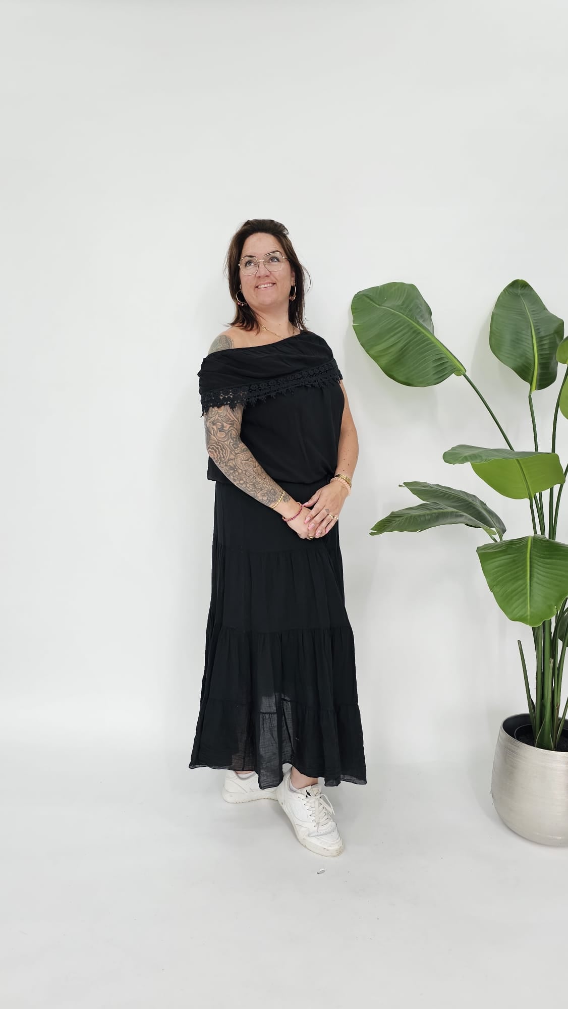 KATOENEN MAXI ROK - 2103