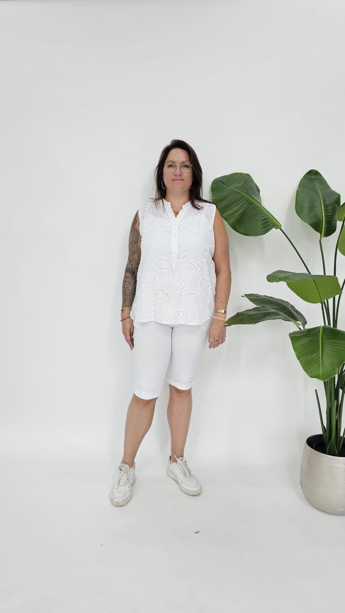 BRODERIE MOUWLOZE TOP - 2108