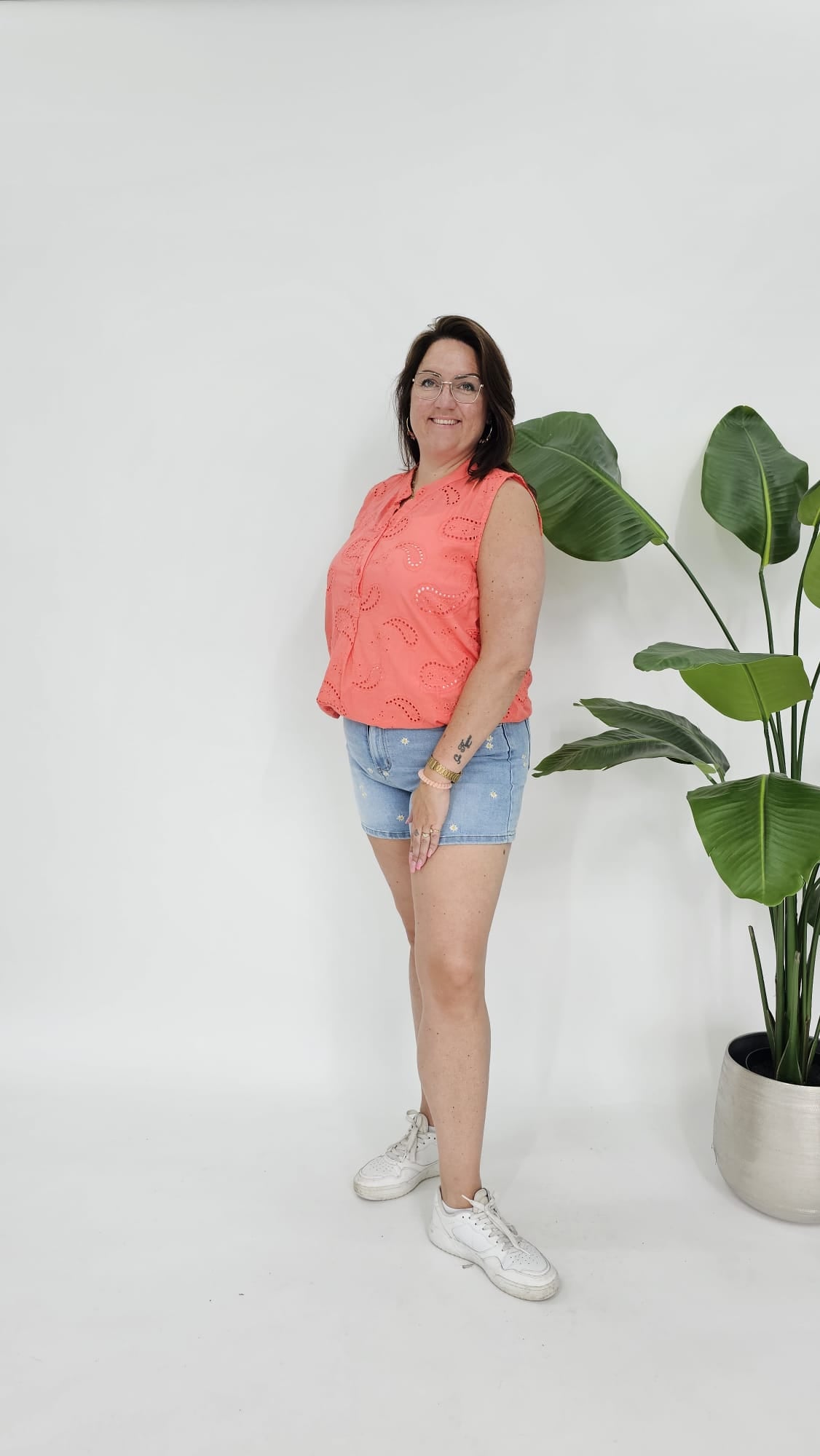 BRODERIE MOUWLOZE TOP - 2108