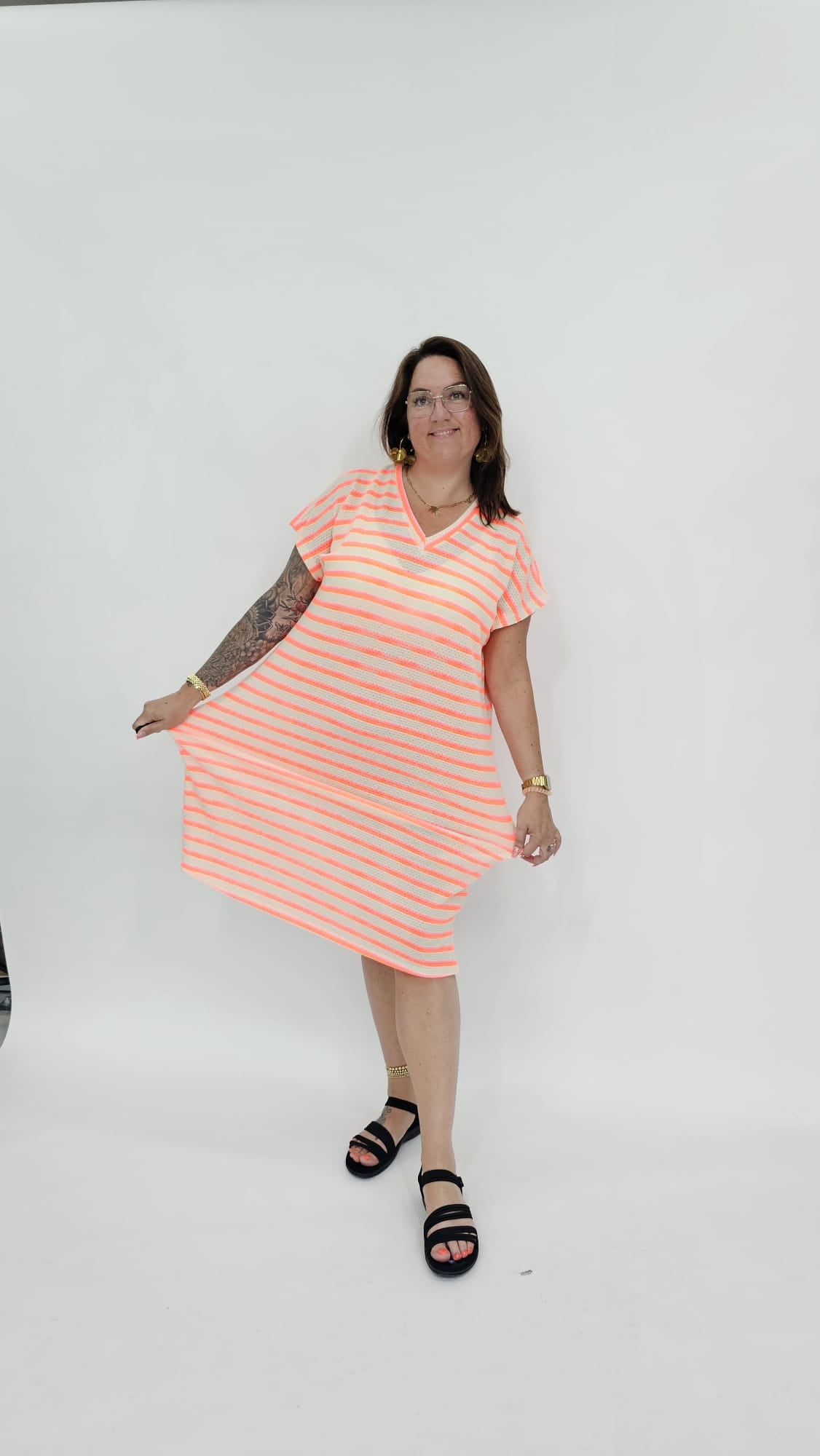 SUMMER BEACH STREEP JURK - 2112