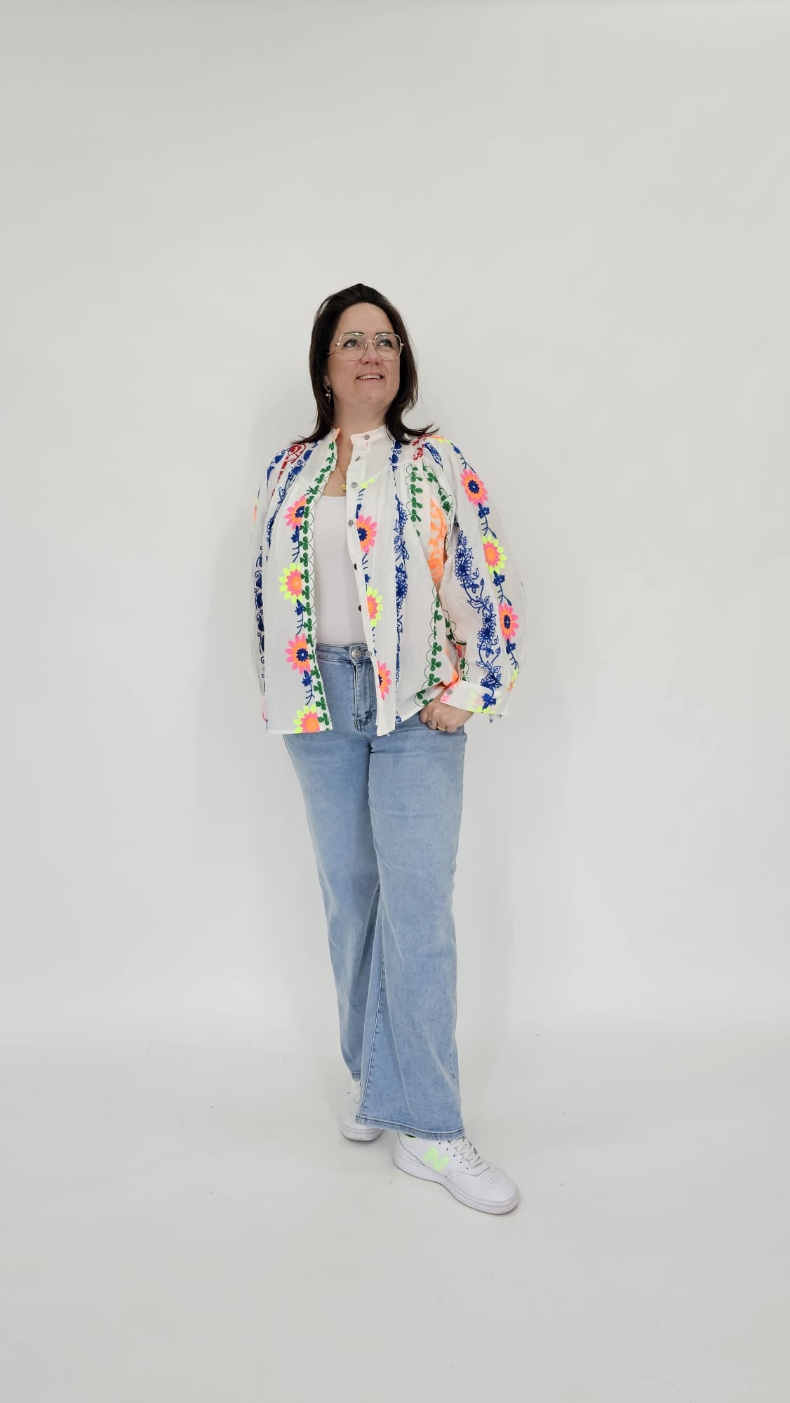 BLOEMENPRINT BLOUSE - 2037
