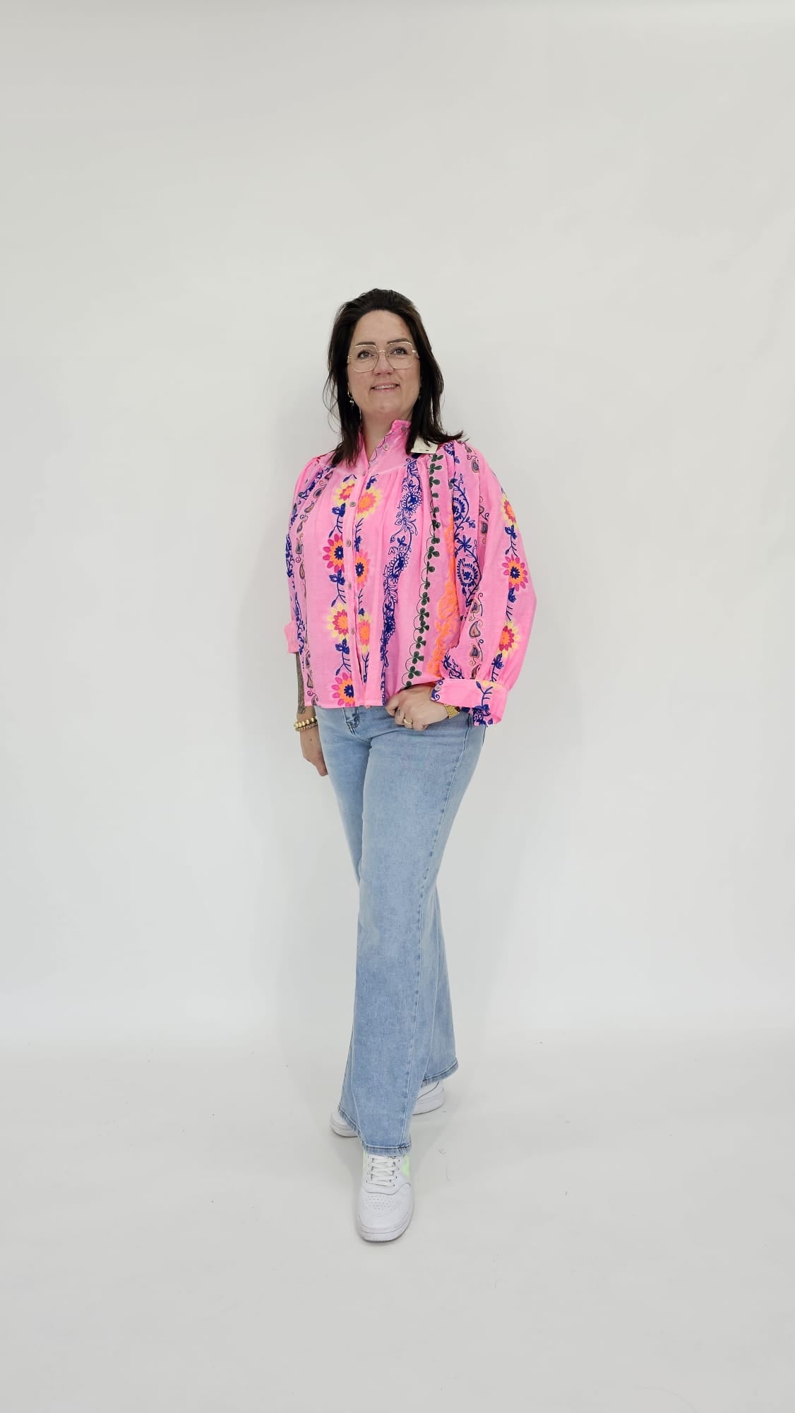 BLOEMENPRINT BLOUSE - 2037
