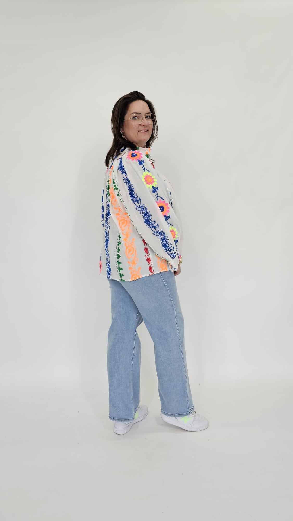 BLOEMENPRINT BLOUSE - 2037