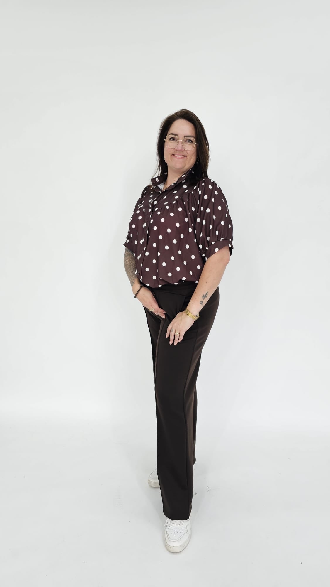 DOTS LISA BLOUSE - 2074