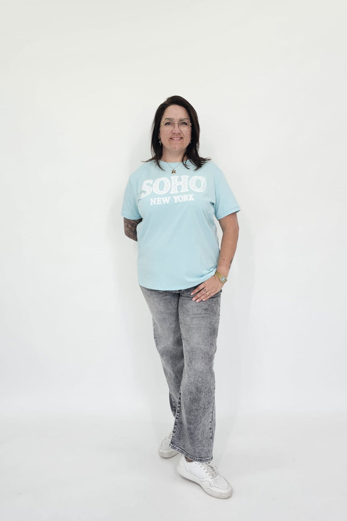 SOHO T-SHIRT BLAUW