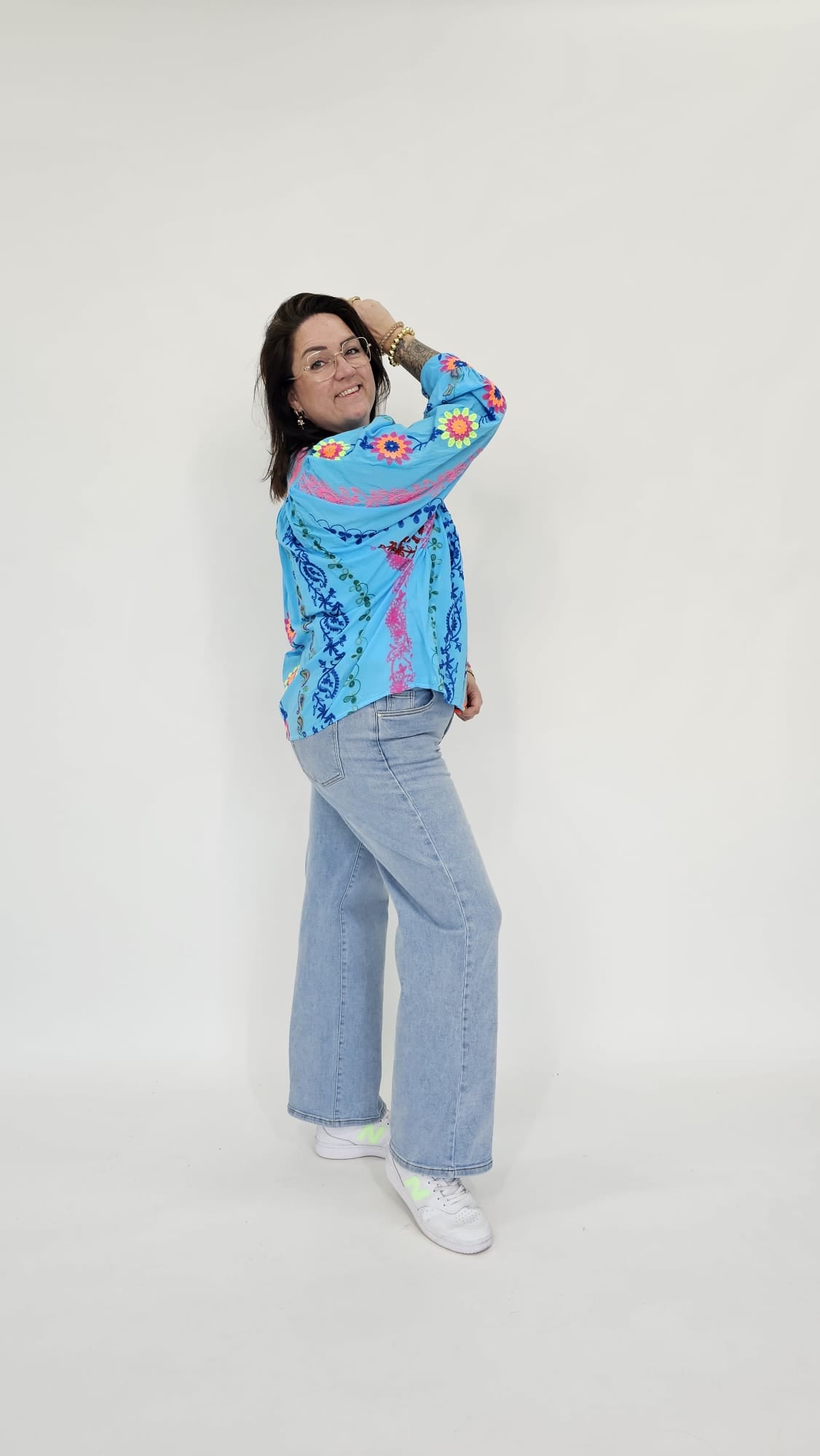 BLOEMENPRINT BLOUSE - 2037