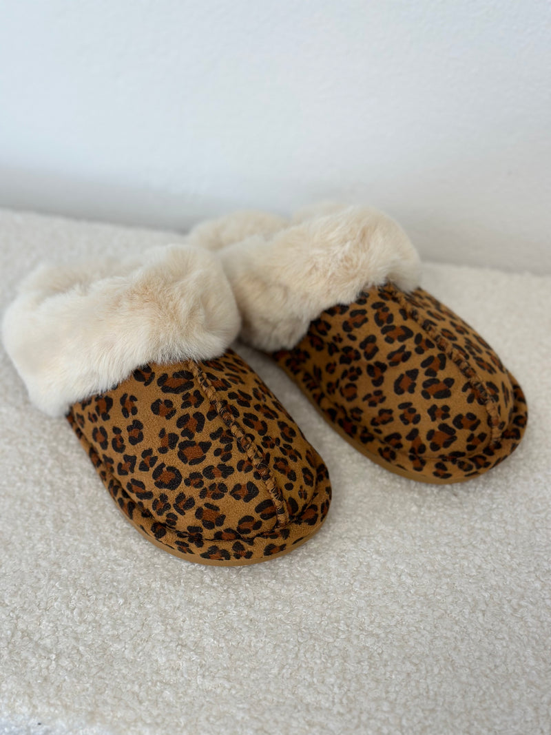 PANTOFFEL ARIA - LEOPARD