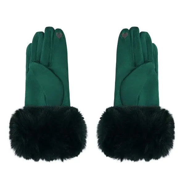 ESMEE HANDSCHOENEN - DENNENGROEN